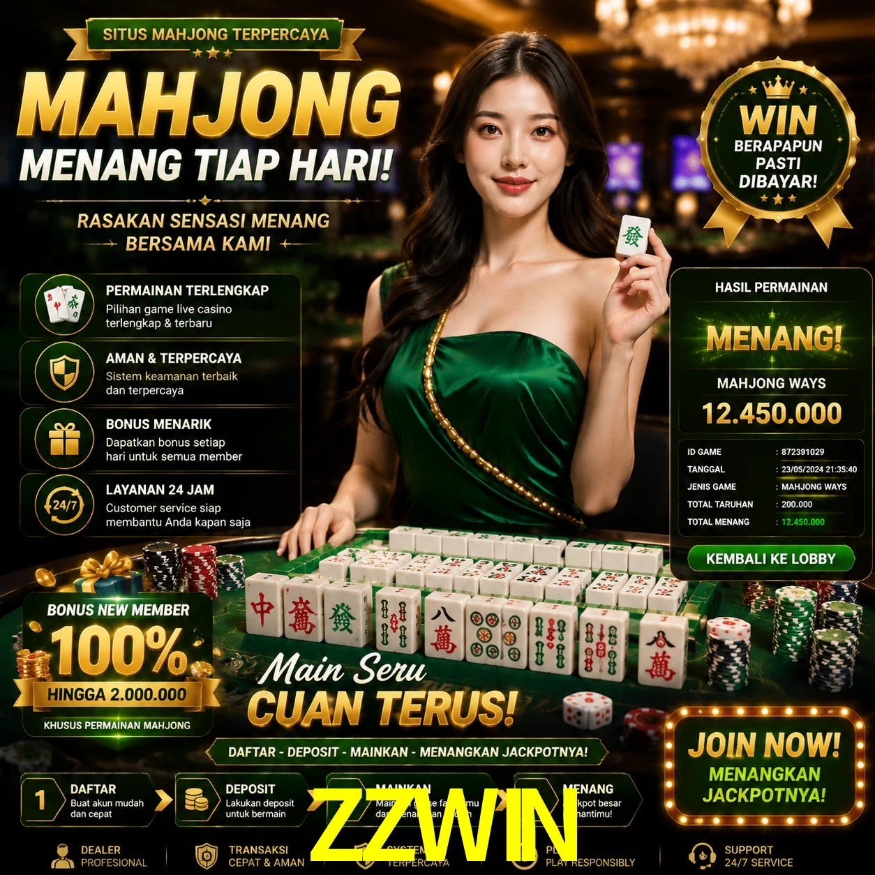 Cashback VIP ZZWIN - reembolso semanal
